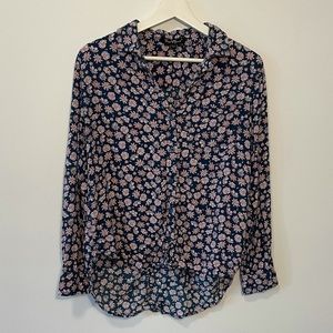 𝅺Velvet Heart Floral Button Down Shirt
